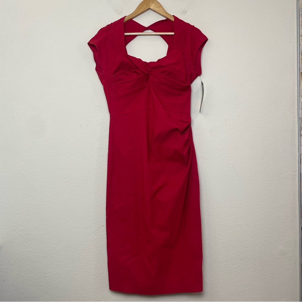Stop Staring Alicia Estrada XL Red Pinup Pencil Dress Vintage Retro Prom Sexy